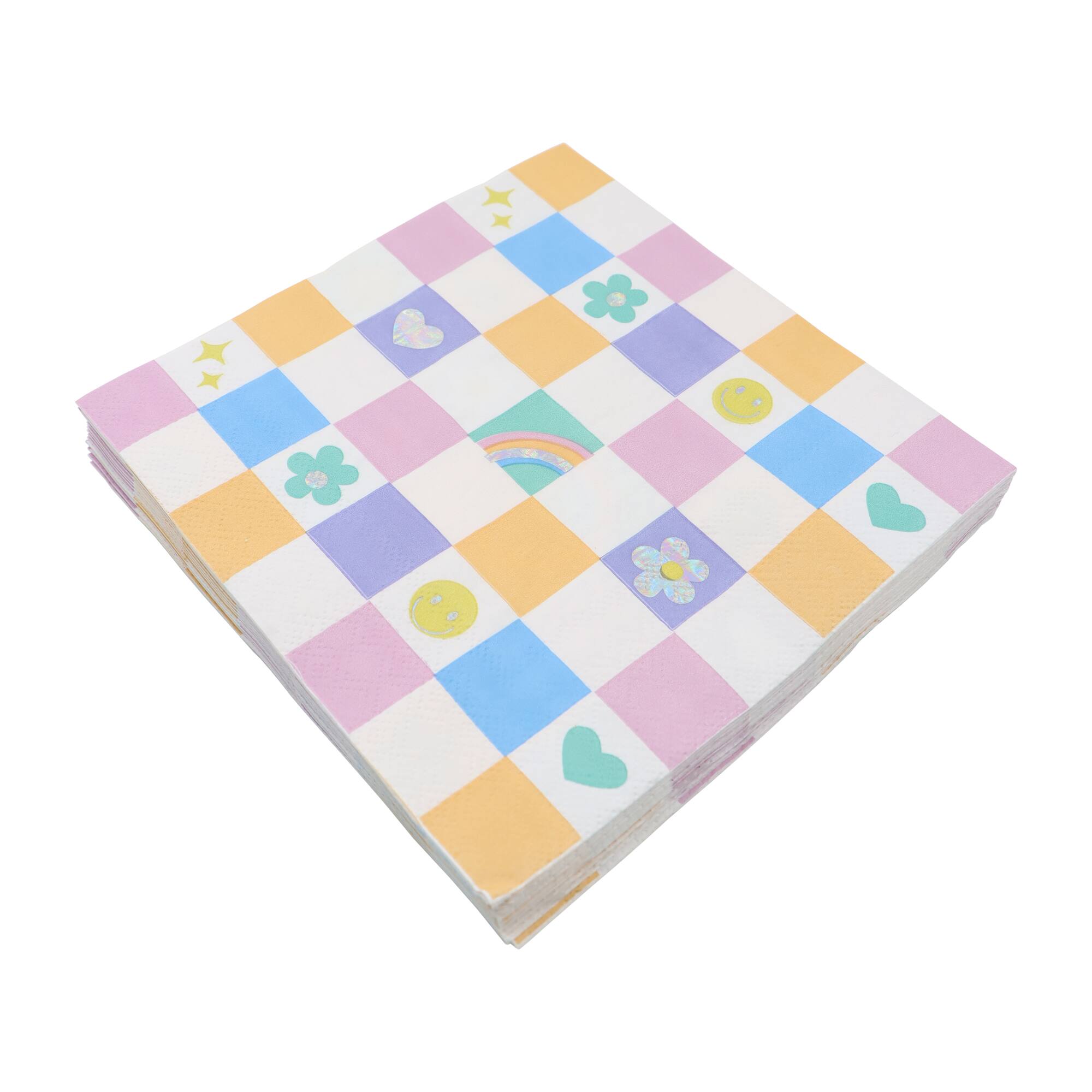12 Packs: 20 ct. (240 total) Good Vibes Lunch Napkins by Celebrate It™